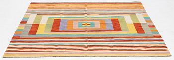 A Kelim rug, c. 200 x 195 cm.