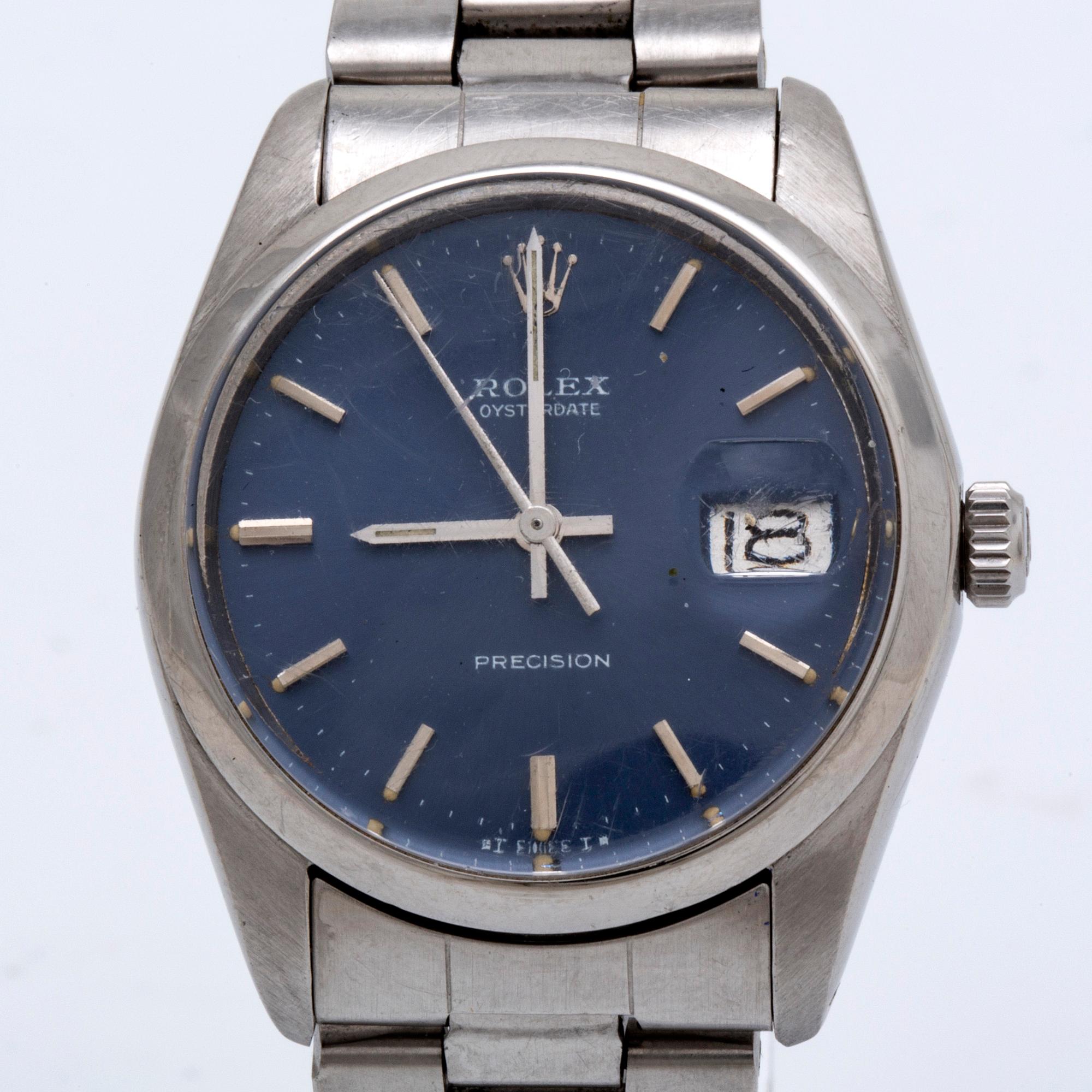 ROLEX Oysterdate Precision, wristwatch 35 mm.