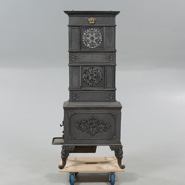 Kamin, gjutjärn, 1900-talets första hälft.
