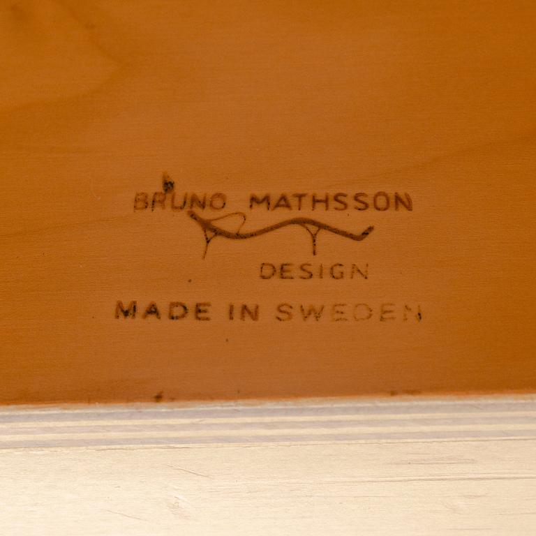 Bruno Mathsson, a pine and beech shelf, Firma Karl Mathsson, Värnamo, Sweden 1966.