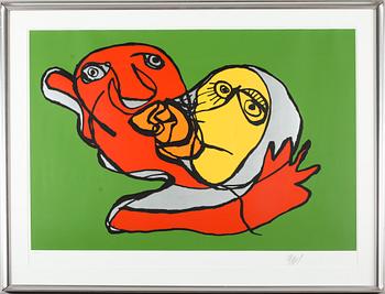 KAREL APPEL, färglitografi, signerad, numrerad 76/100.