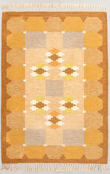 Ingegerd Silow, röllakan rug signed 232x165 cm.