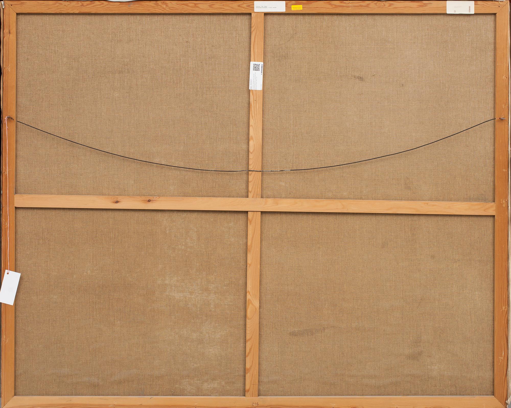 JOSEPH DUNCAN, olja på uppfodrad duk, signerad och daterad Paris -65.