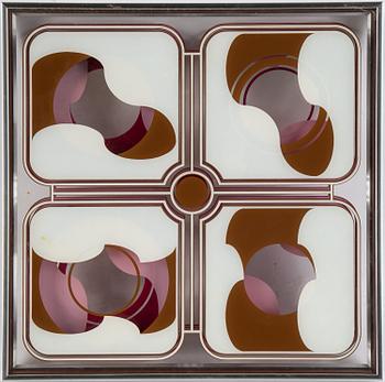 Beck & Jung, multipel, plexiglas, signerad 1976.