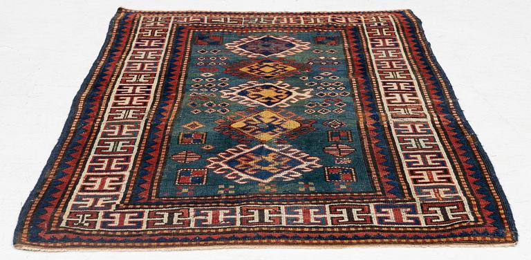Matta, antik Kazak, södra Kaukasus, 146 x 100 cm.
