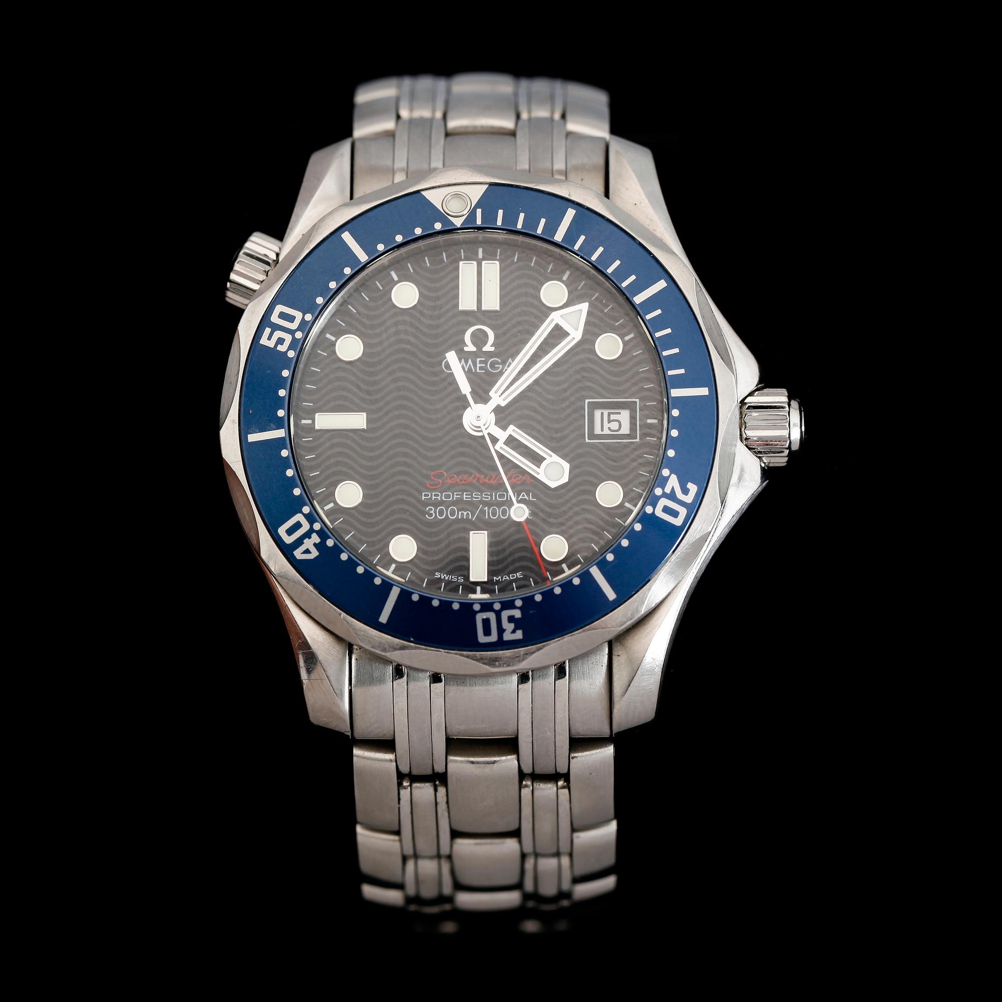 ARMBANDSUR, stål, Omega Seamaster Professional, enligt uppgift 2007.