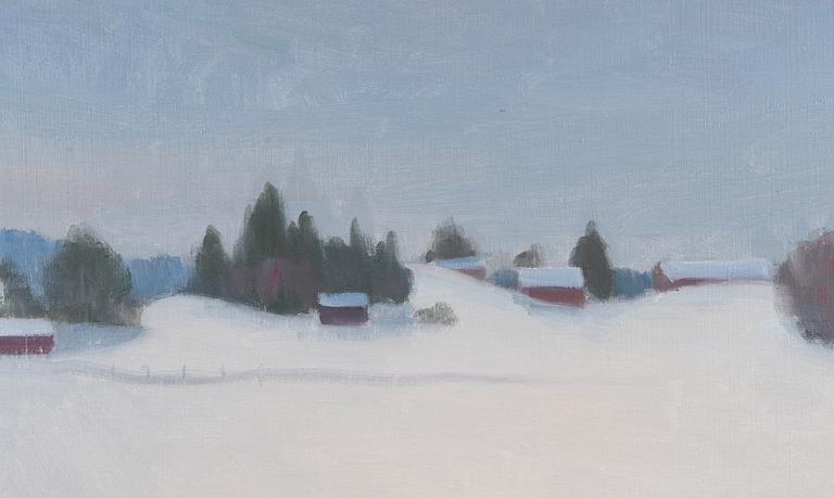 Onni Oja, Vinterig by (Borgnäs).
