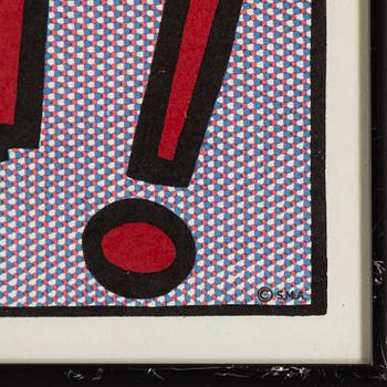 ROY LICHTENSTEIN, after, silkscreen, triptych, edited by Stedelijk Museum Amsterdam, published after 1966.