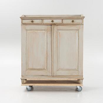 A 19th century sideboard.