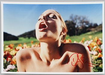 AUTOGRAFBILD, signerad David LaChapelle, 2000-tal.