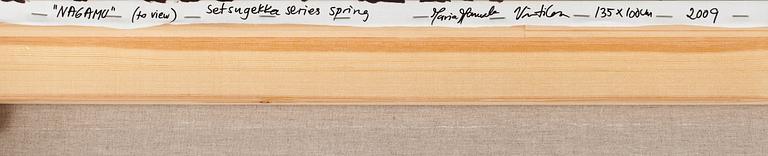 MARIA MANUELA VINTILESCU, vinyl på duk, signerad och daterad 2009 a tergo.