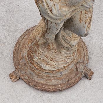 Skulpturer, ett par, omkring år 1900.