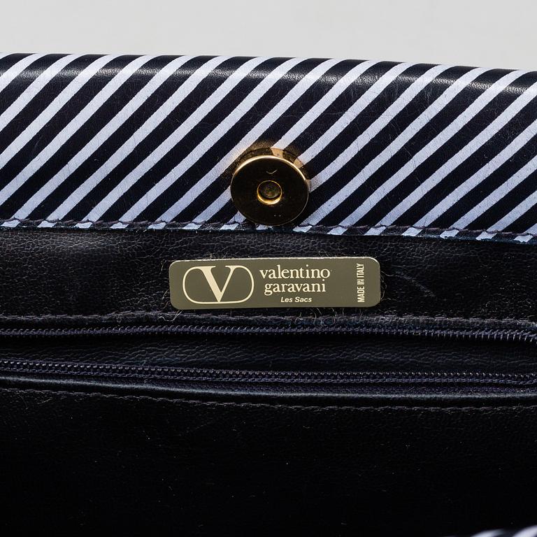 VALENTINO GARAVANI, a leather clutch from Les Sacs, 1980's.