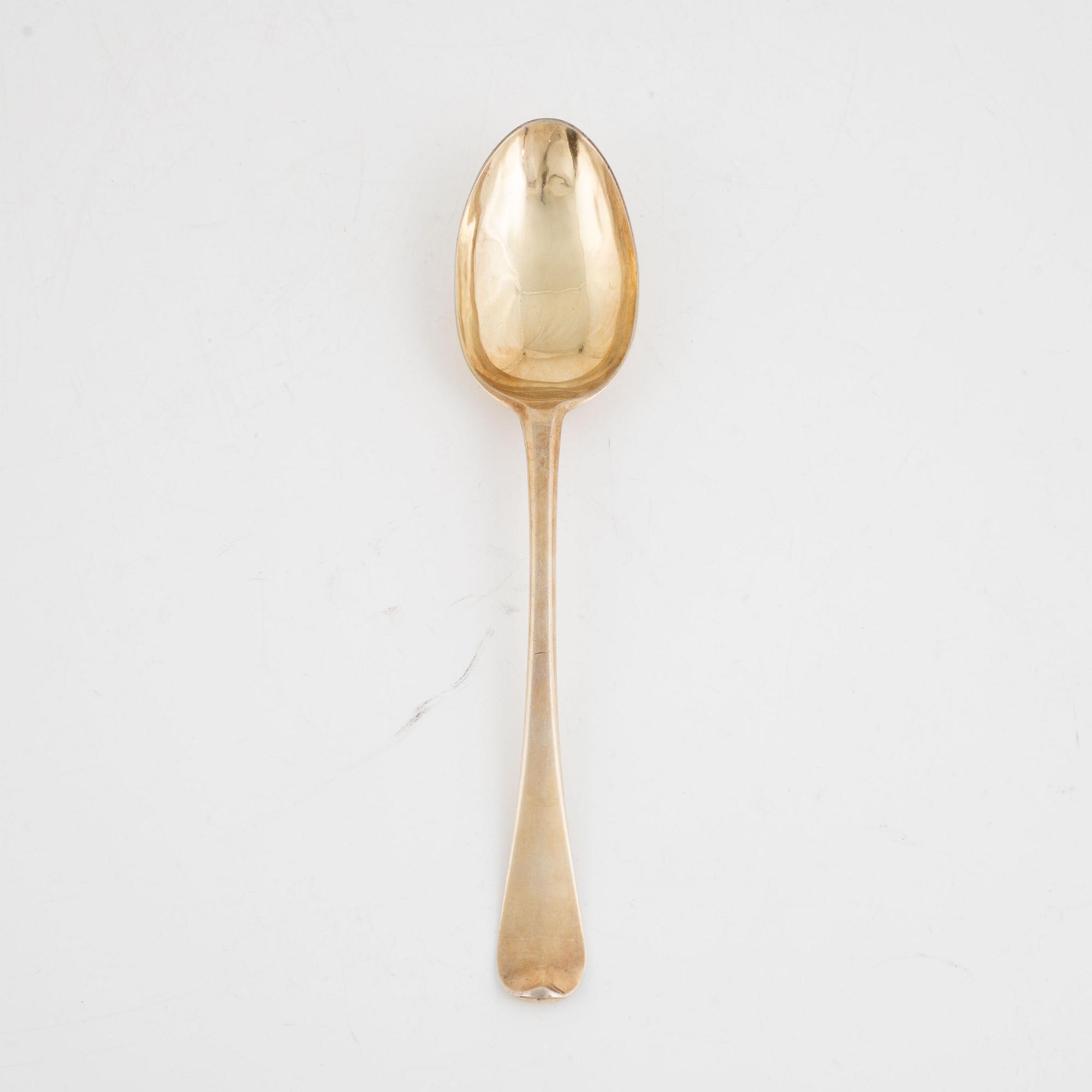 Ragusked, silver, Gustaf Stafhell, Stockholm, 1740.