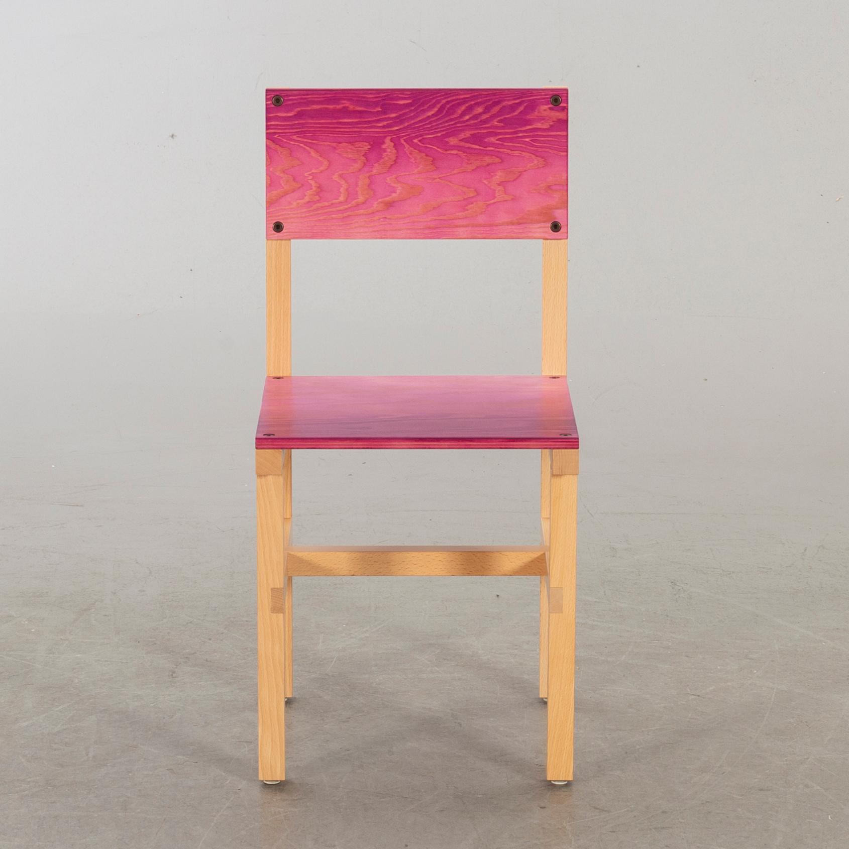 FREDRIK PAULSEN, "Röhsska"Designbaren, chair, Blå Station 2020, Chair 71/102.