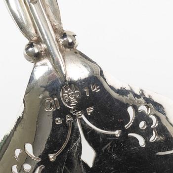 Silver, 4 pieces, Denmark, Norway early 20th century.