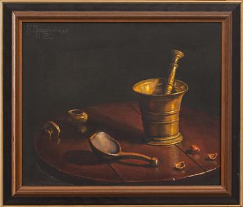 JOHNNY OPPENHEIMER, olja på duk, signerad och daterad- 82.