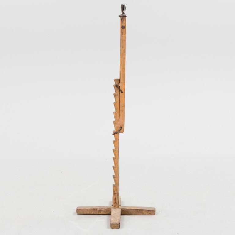 LJUSSTAKE, så kallad lysekärring, allmoge 1800-tal.