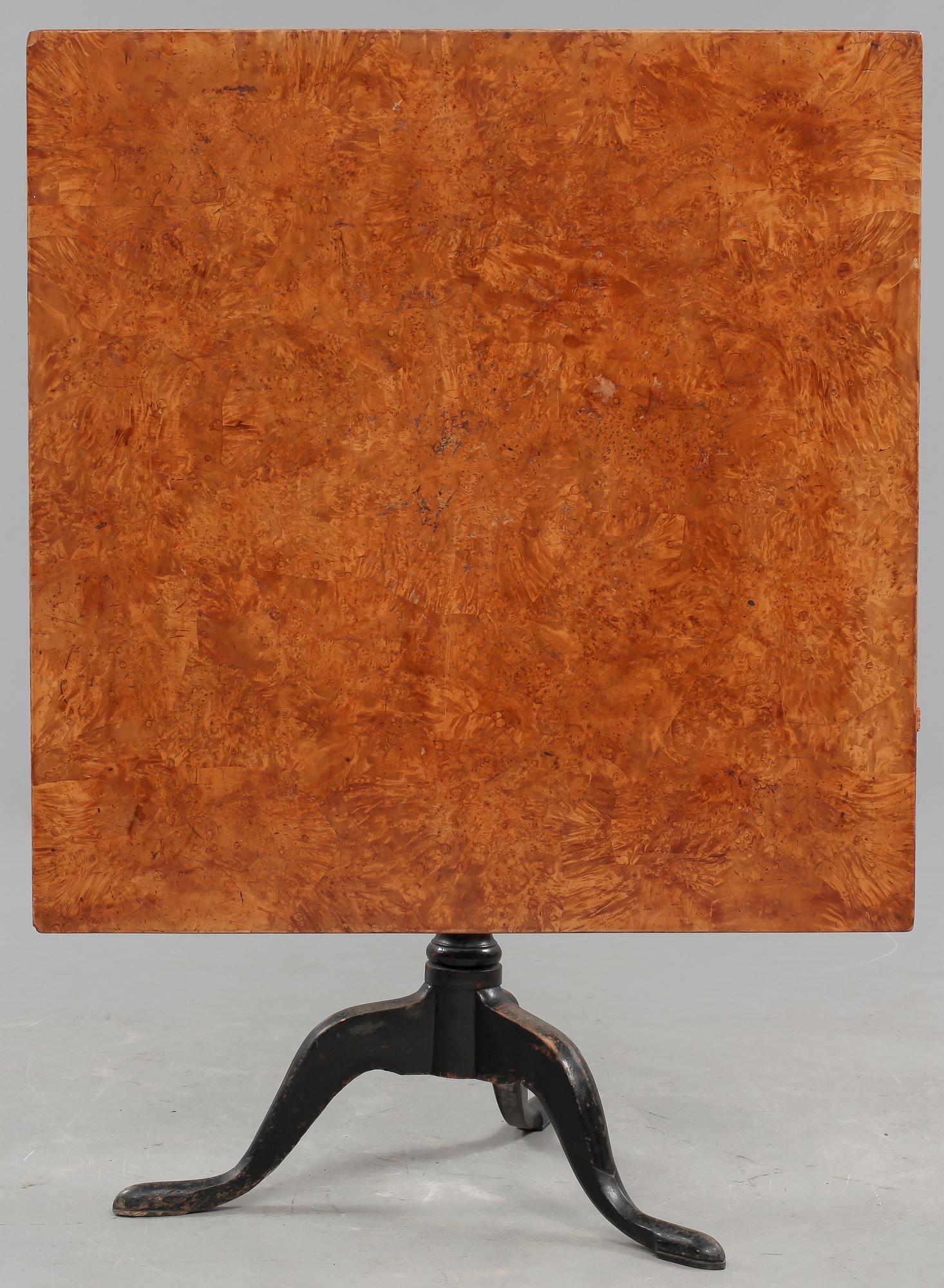 FÄLLBORD, sent 1700-tal/tidigt 1800-tal.