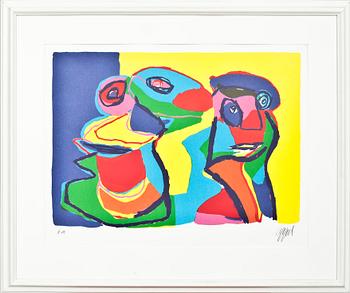 KAREL APPEL, färglitografi, sign o E.a.