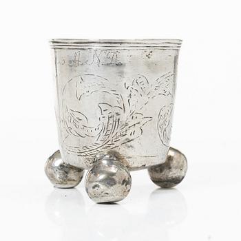 Georg Kruse, bägare, Vordingborg, Danmark 1755-92.