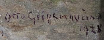 OTTO GRIPENSVÄRD, olja på duk, sign o dat 1928.