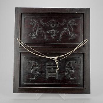 DÖRR, hardwood, Kina tidigt 1900-tal.