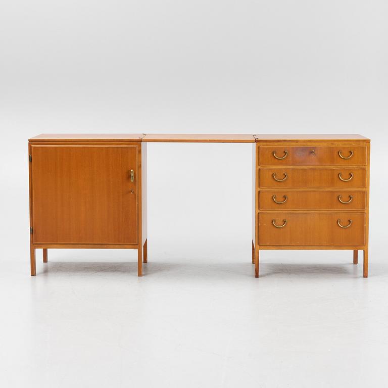 David Rosén, a 3-piece toilette table from the "Futura"-series, Nordiska Kompaniet, 1950s/60s.