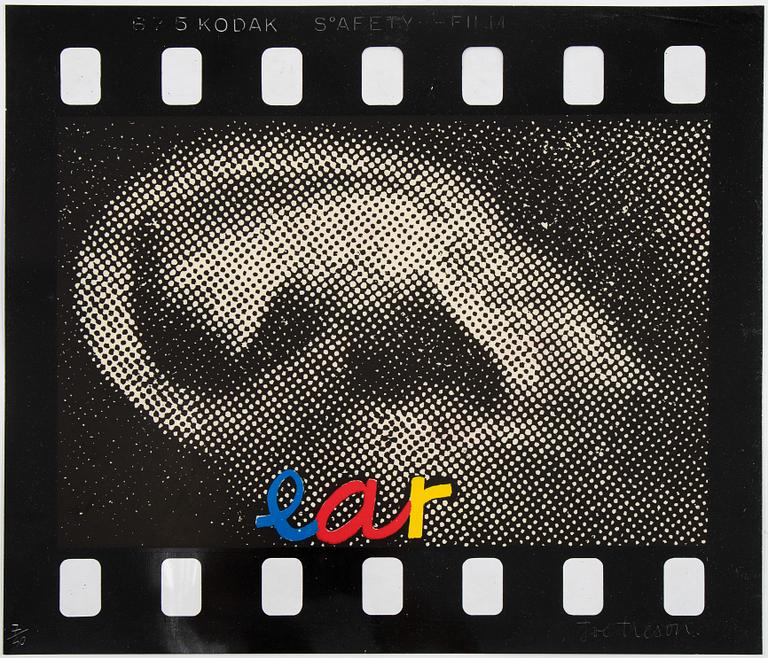 Joe Tilson, färgserigrafier och résin, 5 st, 1968, signerade 7/40.