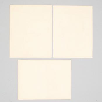 HENRY B. GOODWIN, Three photo gravures from the book Vårt vackra Stockholm signed in the negative.