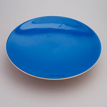 Alessandro Mendini, a 'Cuculi' bowl and two dishes, Zanotta, Italy, 1980's.