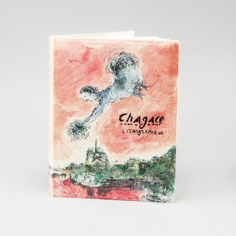Three books about Marc Chagall, named "Chagall Lithographs IV, V and VI", 1969-1985, Charles Sorlier.