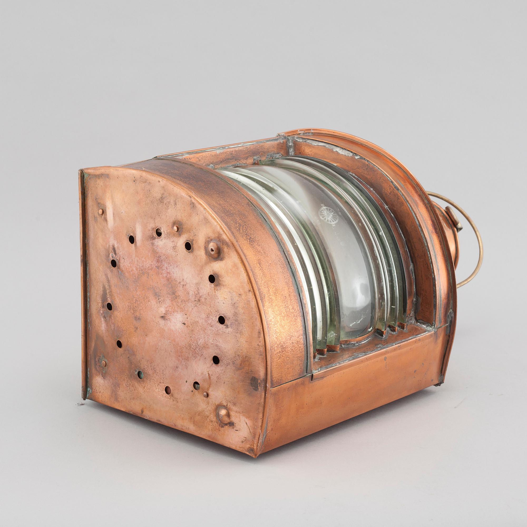 A ship lantern, first half of the 20th century.