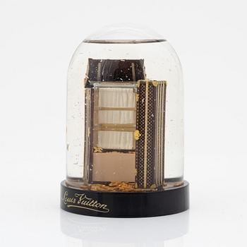 Louis Vuitton, a snowglobe/ presse-papier.