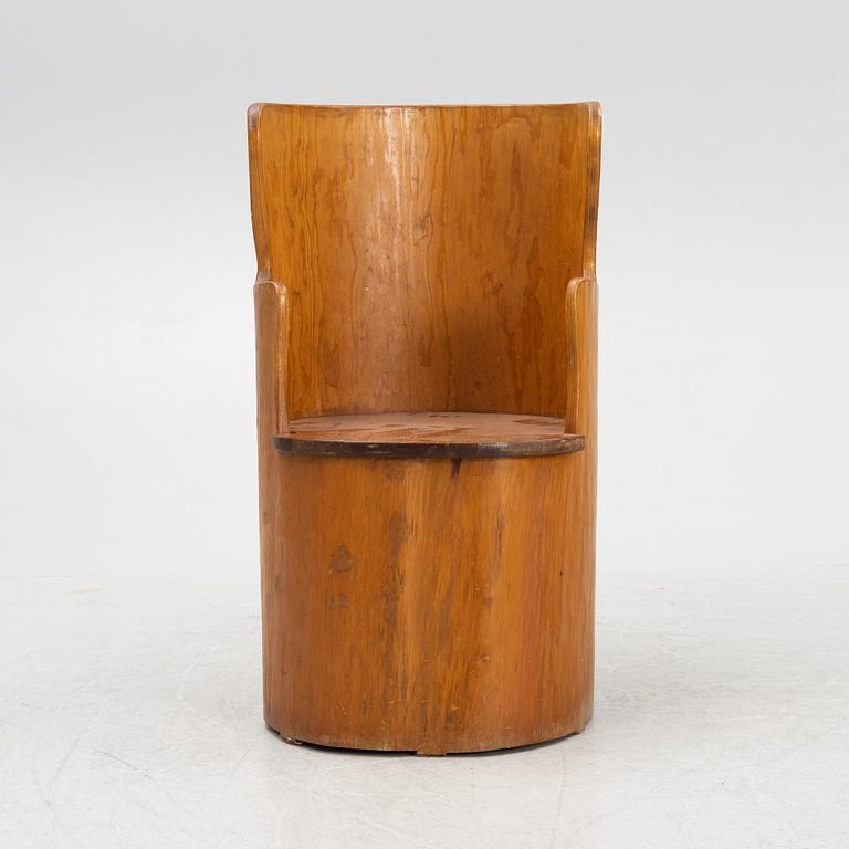 A pine chair, 1945.