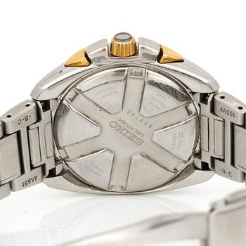 DAMARMBANDSUR, Seiko Velatura Chronograf.