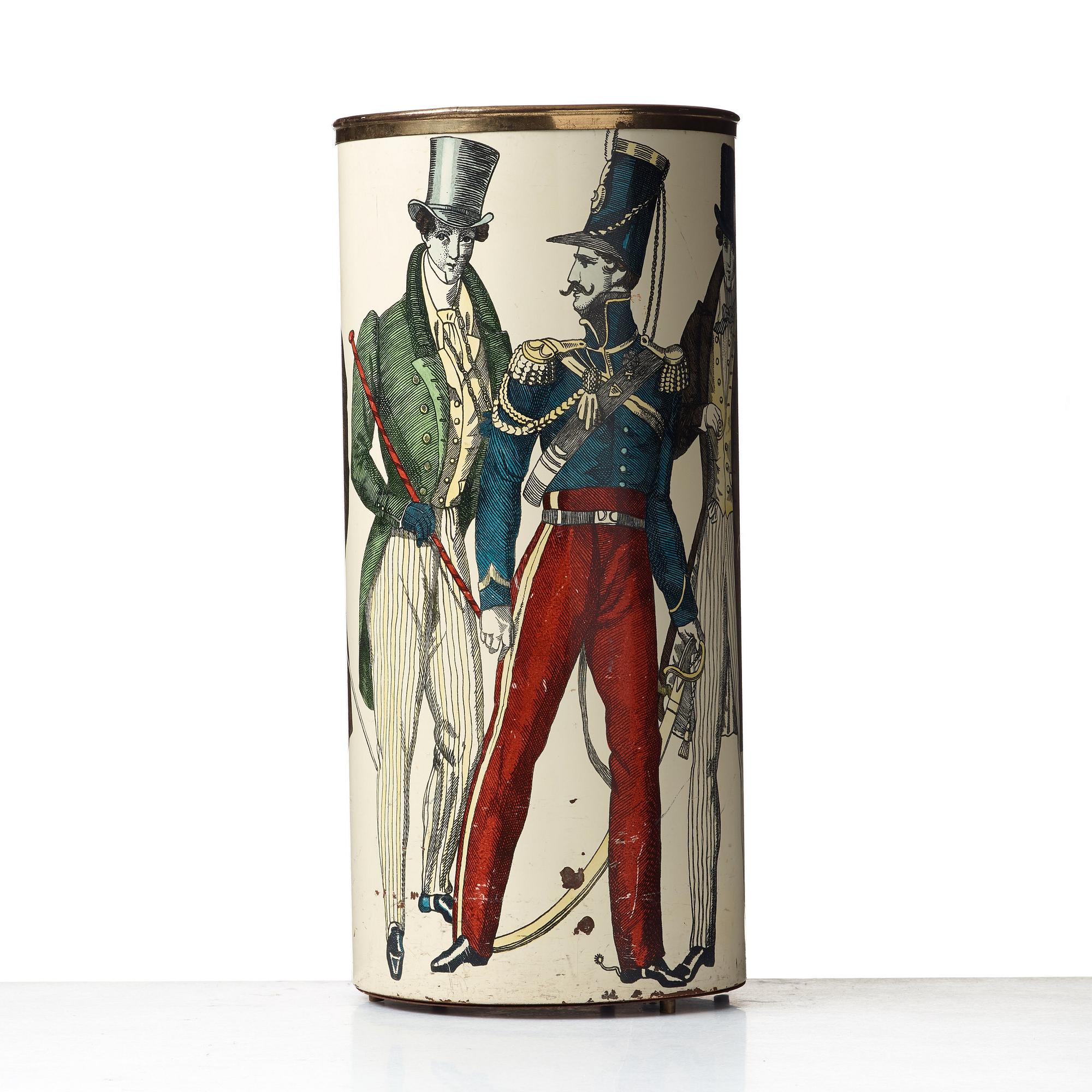 Piero Fornasetti, an umbrella stand, Milan, Italy.