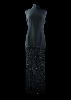 1503. A black evening dress by Badgley Mischka.