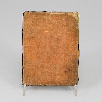 A Russian 19th century parcel-gilt silver icon, possibly Dimitry Ilyich Tverskoy, St. Petersburg 1841.