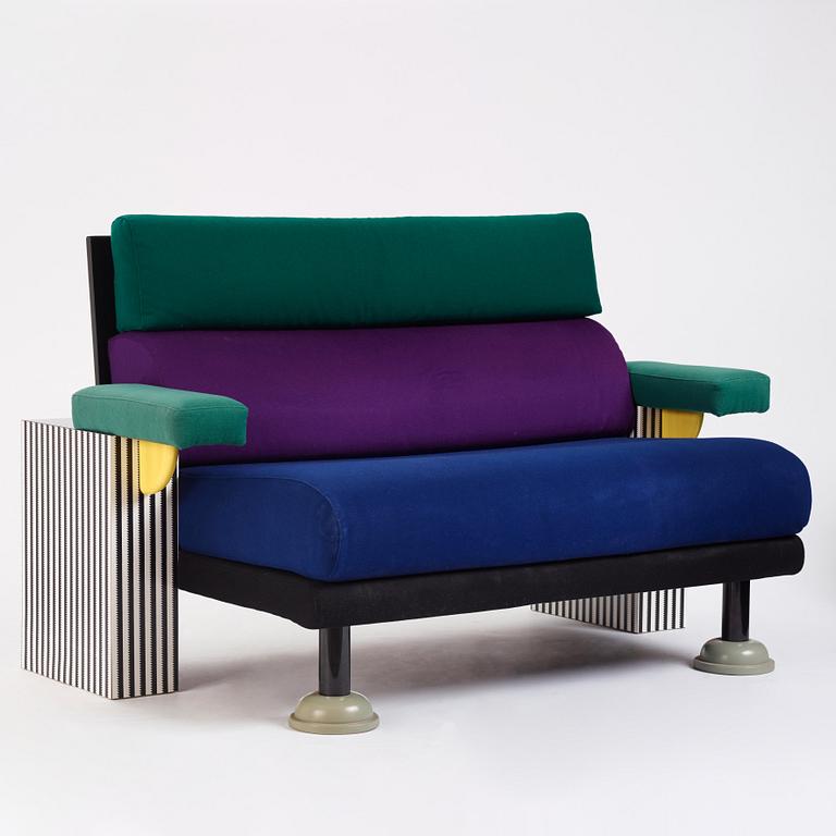 Michele De Lucchi, a "Lido" sofa, Memphis, Italy, post 1982.