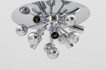 TAKLAMPOR, 2 st, Sputnikmodell, 1970-80-tal.