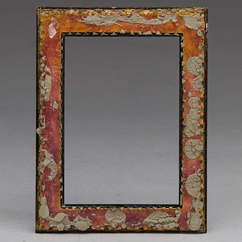 Fabergé, Photo frame front, enamel and silver, maker's mark presumably of Hjalmar Armfelt. St. Petersburg 1908-17.