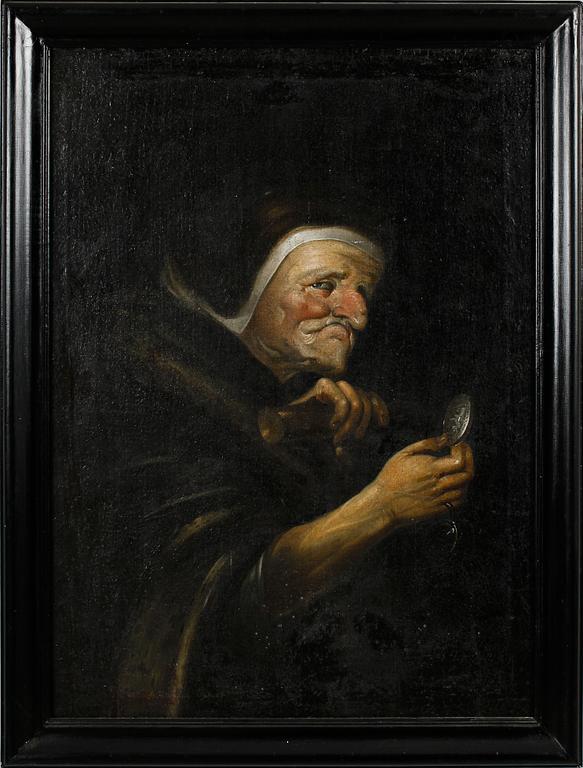 PEHR HÖRBERG, tillskriven,  olja på duk, 1700-tal.