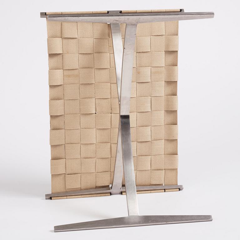 Preben Fabricius & Jørgen Kastholm, taburett, modell "4391", Bo-Ex, Danmark, tidigt 1960-tal.