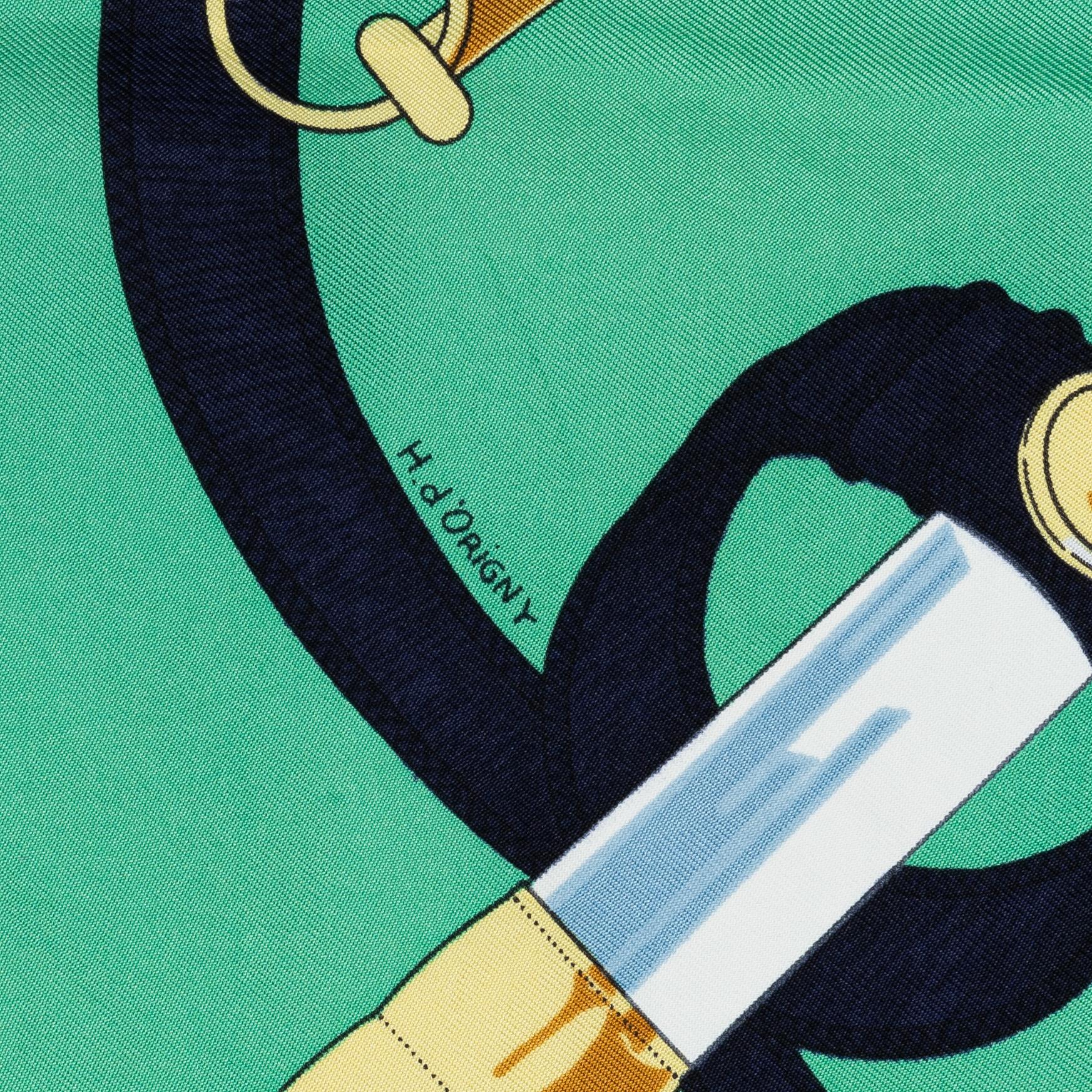 Hermès, scarf, "Eperon d'Or".