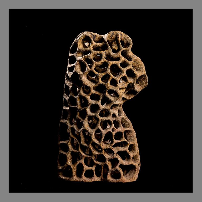 SATU SYRJÄNEN, CERAMIC SCULPTURE. Taihutar. Signed Satu Syrjänen 2009.