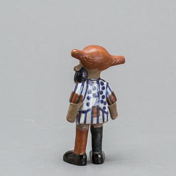 LISA LARSON, figurin i stengods, "Pippi Långstrump", Gustavsberg 1969-1971.