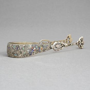TÅNG, silver, Ryskt kulturområde, 1800/1900-tal. Vikt 65,5 gram.