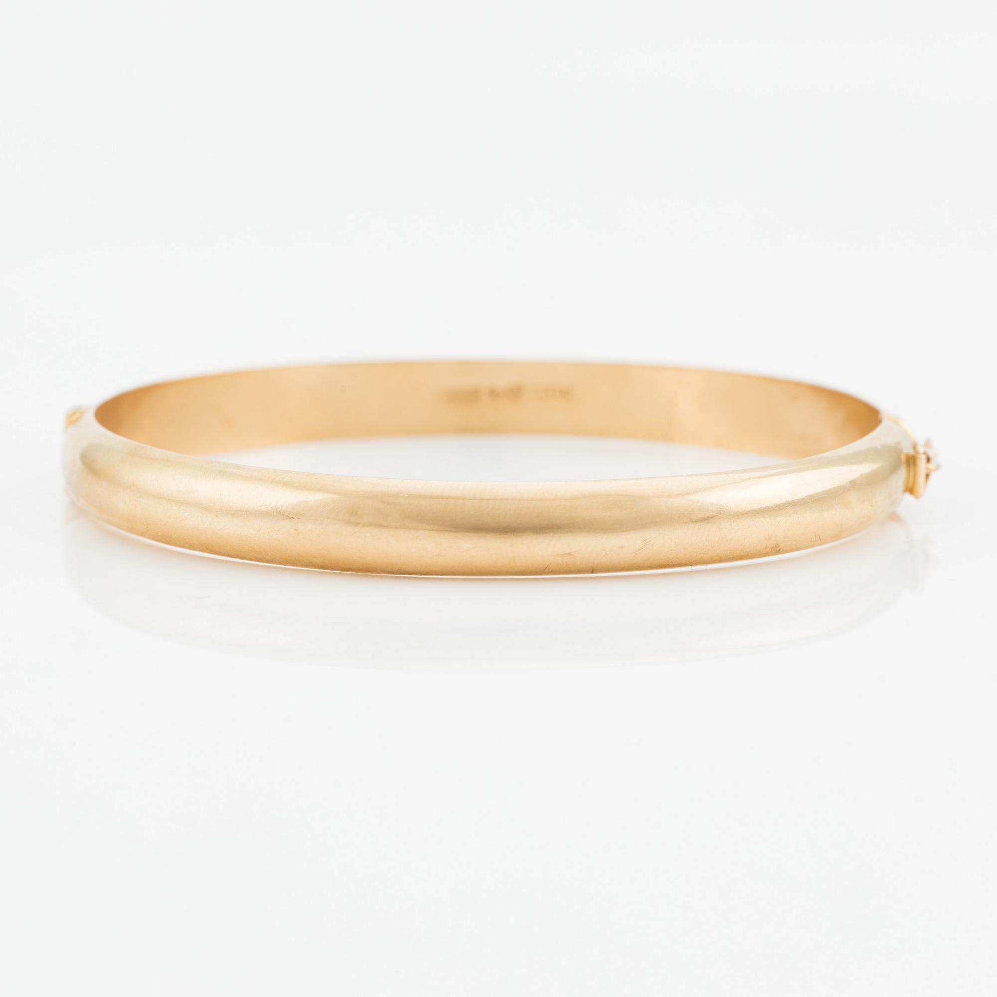 Armring, 18K guld, Ceson, Göteborg 1959.