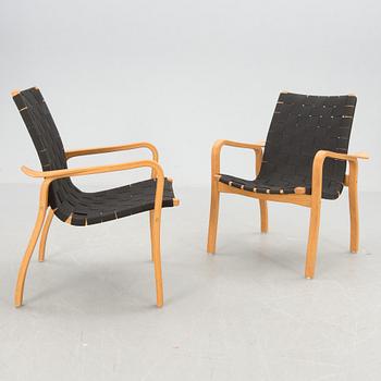 FÅTÖLJER, ett par, "Primo", Yngve Ekström, Swedese, 2000-tal.